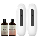 2 Difusores Blancos Allegro + 2 Aceite esencial 100ml